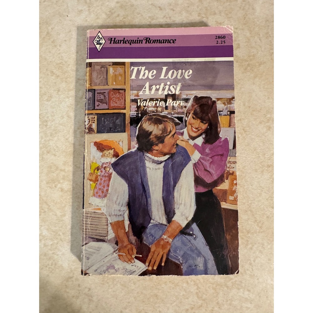 The Love Artist Valerie Parv Harlequin Romance 2860 Vintage 1987 Paperback Book‎